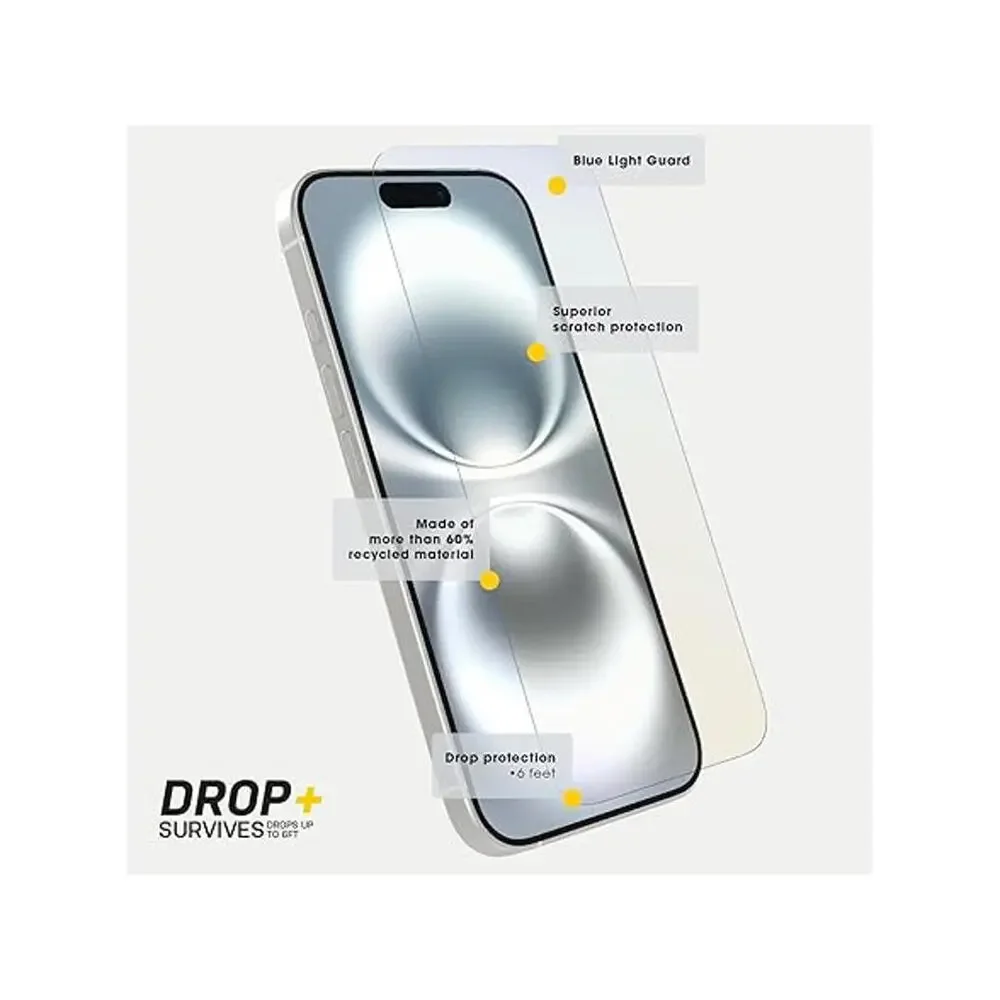 OtterBox iPhone 16 Pro - Premium Pro Glass Blue Light Guard Screen Protector